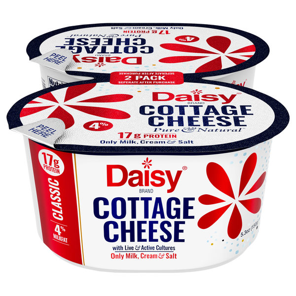 Daisy 4% Small Curd Cottage Cheese Cups - 2 ct
