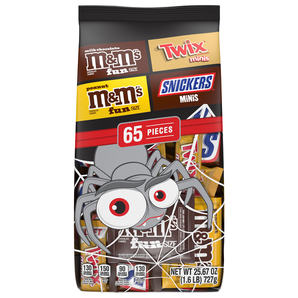 Mars Wrigley Assorted Chocolate Halloween Candy - 65 ct