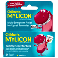 Mylicon Children's Antacid Antigas Tummy Relief Cherry Chewable Tablets