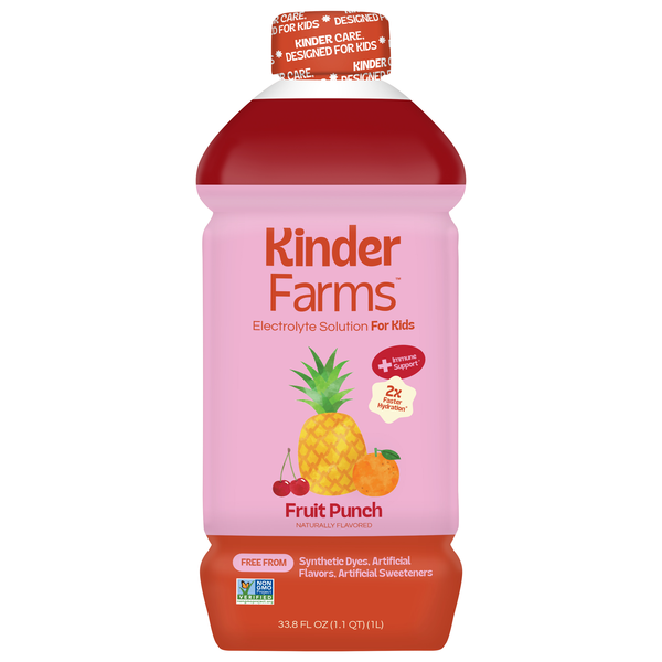 Kinderlyte Natural Fruit Punch Oral Electrolyte Solution