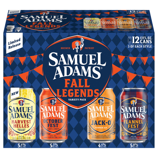 Samuel Adams Fall Legends Variety Pack - 12 pk