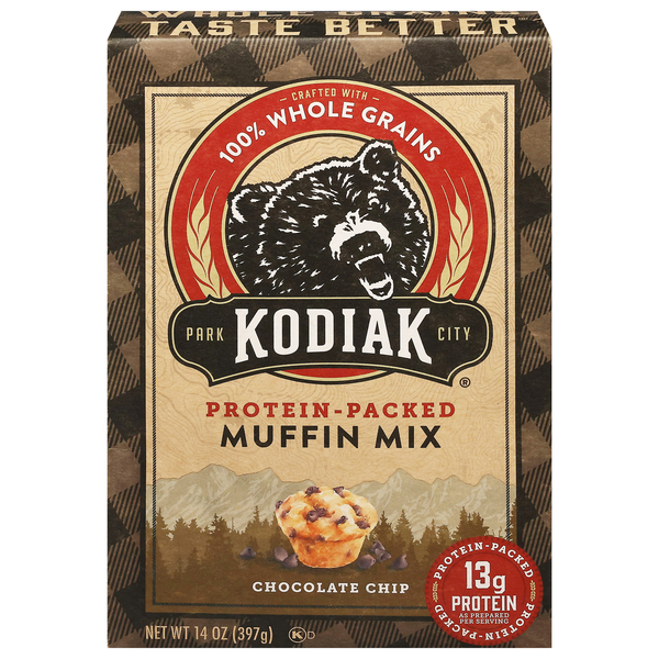 Kodiak Protein-Packed Chocolate Chip Muffin Mix