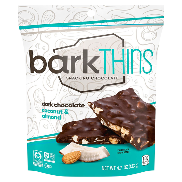 barkTHINS Snacking Dark Chocolate Coconut & Almond