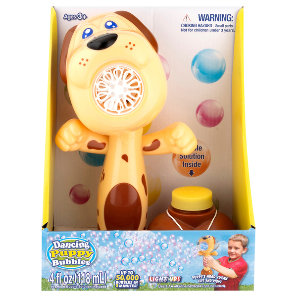 Amazing Bubbles Dancing Puppy Bubbles Ages 3+