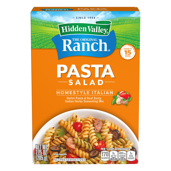Save on Hidden Valley The Original Ranch Pasta Salad Homestyle Italian