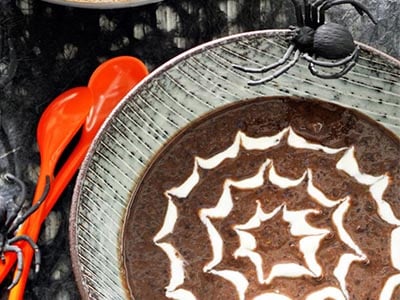 Simple Tile - Spiderweb Black Bean Soup