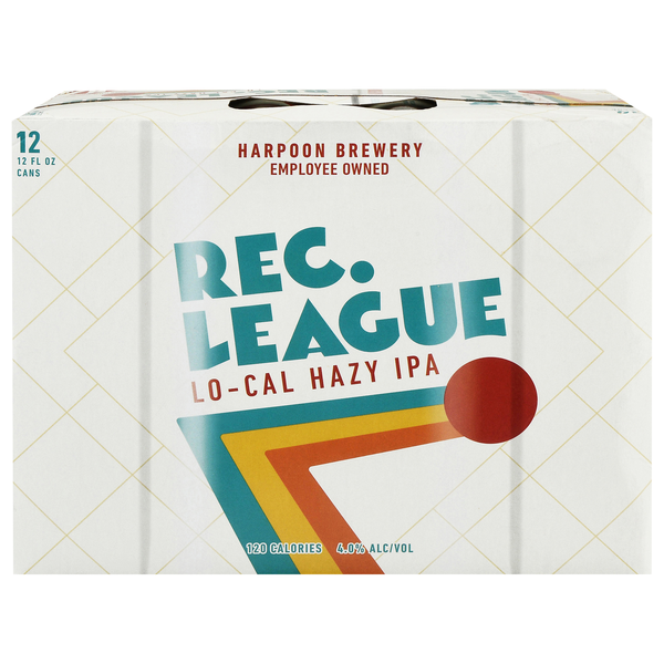 Harpoon Rec League Lo-Cal Hazy IPA Beer - 12 pk