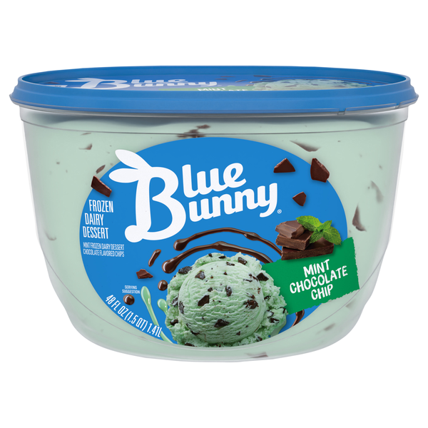 Blue Bunny Mint Chocolate Chip Frozen Dairy Dessert
