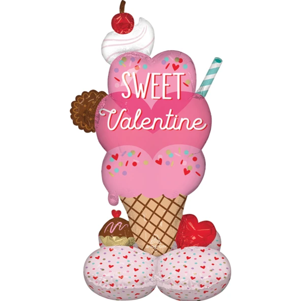 AirLoonz Junior Sweet on You Ice Cream Decorative Air-Filled Balloon
