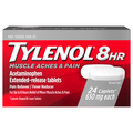 Tylenol 8 HR Muscle Aches & Pain Relief Acetaminophen 650 mg Caplets