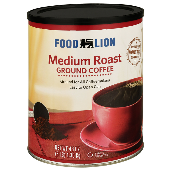 Save on Food Lion Medium Roast Coffee (Ground) Order Online Delivery Food Lion