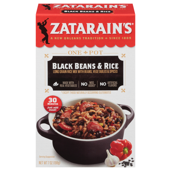 Zatarain's One Pot Black Beans & Rice Mix