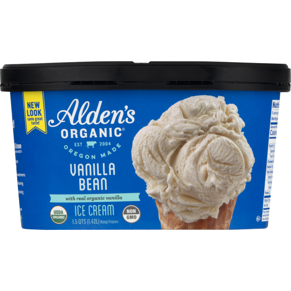 Alden's Organic Vanilla Bean Ice Cream