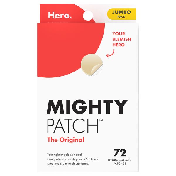 Hero Mighty Patch Original Hydrocolloid Blemish Patches Jumbo Pack