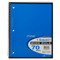 Top Flight 1 Subject Notebook Wide Ruled 10.5 X 8 Inch - 70 Sheets