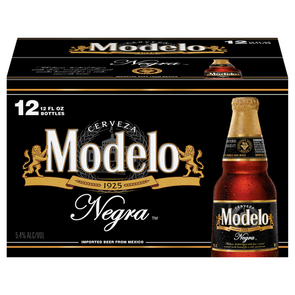 Modelo Negra Imported Beer - 12 pk