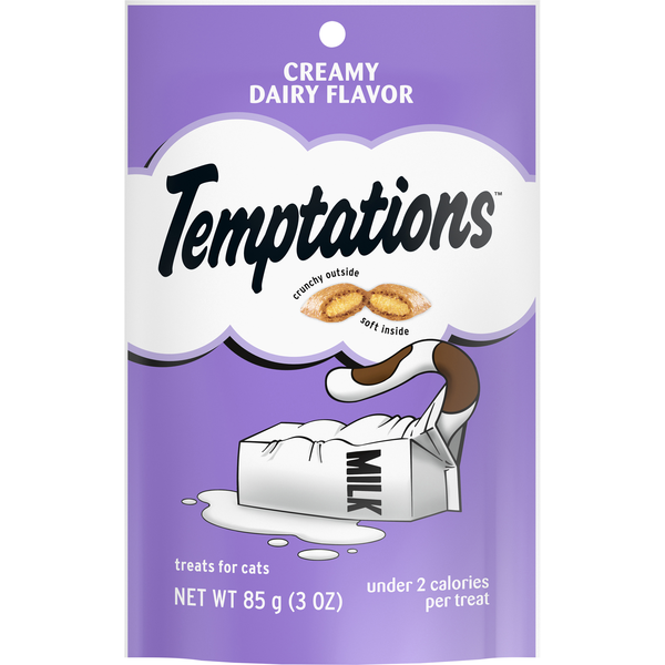Temptations Creamy Dairy Flavor Crunchy & Soft Cat Treats