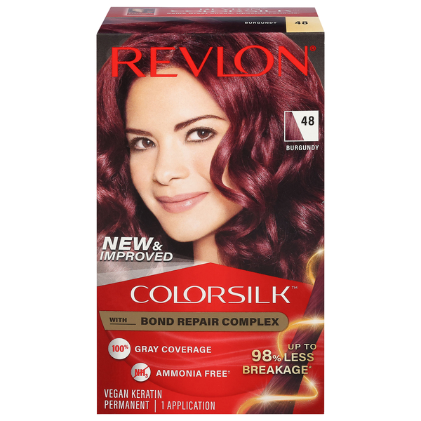 Revlon ColorSilk Permanent Hair Color Burgundy 48