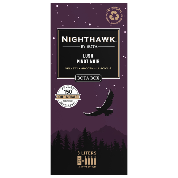 Bota Box Nighthawk Black Lush Pinot Noir Wine