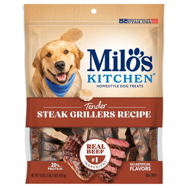 Milo's Kitchen Homestyle Steak Grillers Dog Treats