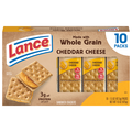 Lance Whole Grain Cheddar Cheese Sandwich Crackers - 10 ct