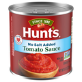 Hunt's 100% Natural No Salt Added Tomato Sauce
