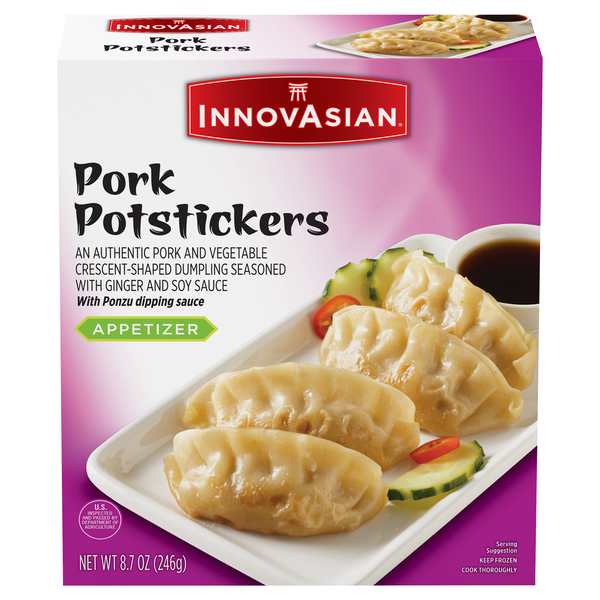 InnovAsian Pork Potstickers - 8 ct Frozen