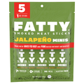 Fatty Gluten Free Jalapeno Minis Meat Sticks - 5 ct