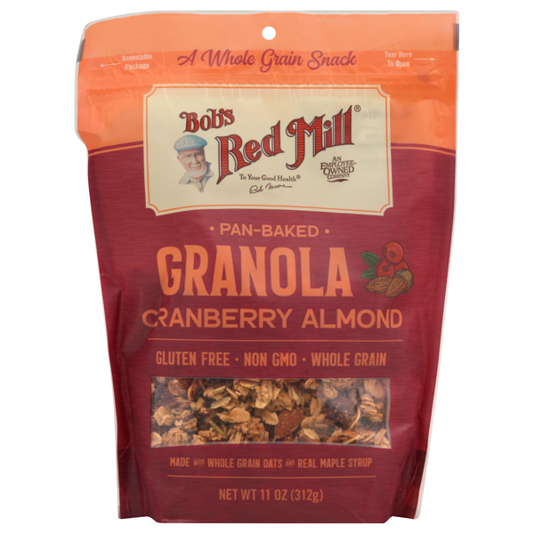 Bob's Red Mill Gluten Free Cranberry Almond Pan-Baked Whole Grain Granola