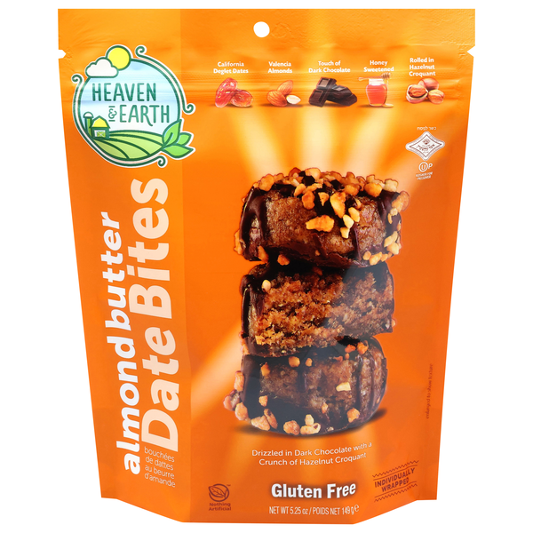 Heaven & Earth Gluten Free Almond Butter Date Bites