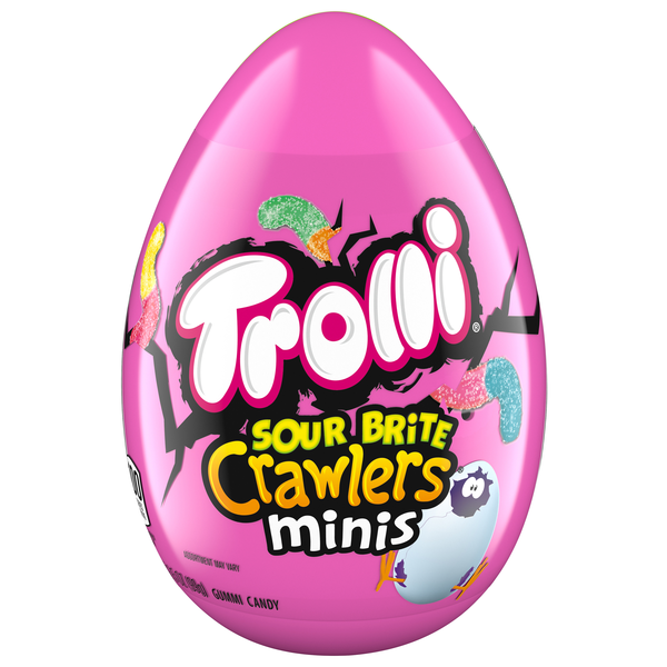 Trolli Sour Brite Crawlers Minis Gummy Candy Easter Egg