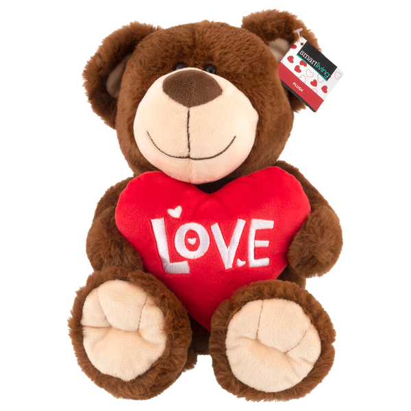 Smart Living Plush Bear with Heart Love