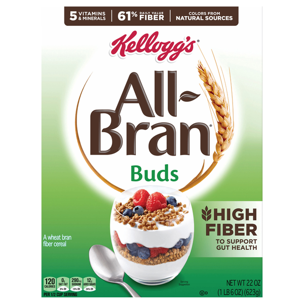 Kellogg's All-Bran Buds Cereal with High Fiber