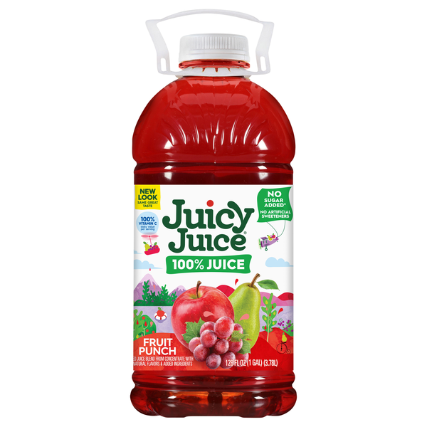 Juicy Juice No Sugar Added 100% Fruit Punch Juice