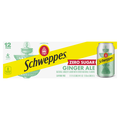 Schweppes Diet Ginger Ale Soda Caffeine Free - 12 pk