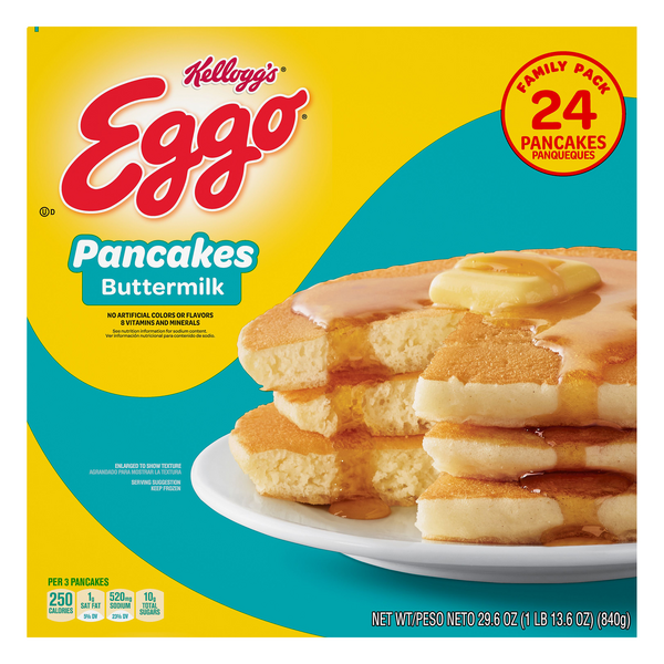 Save on Eggo Pancakes Buttermilk Family Pack 24 ct Order Online