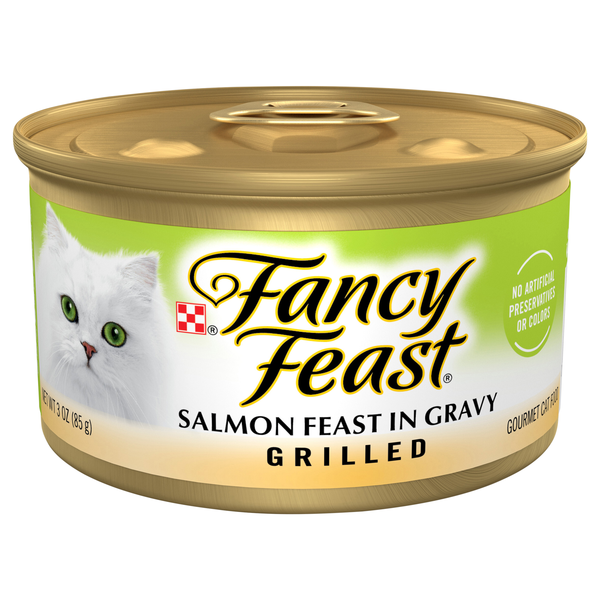 Fancy Feast Grilled Salmon Feast in Gravy Wet Cat Food