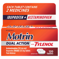 Motrin Dual Action with Tylenol Ibuprofen & Acetaminophen Tablets