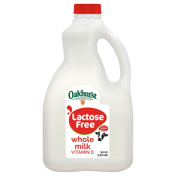 Oakhurst Lactose Free Vitamin D Whole Milk