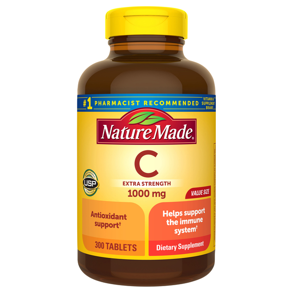 Nature Made Vitamin C 1000 mg Dietary Supplement Tablets
