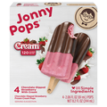 JonnyPops Gluten Free Chocolate Dipped Strawberries Ice Pops - 4 ct