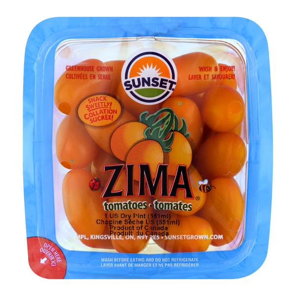 Sunset Zima Sweet Orange Grape Tomatoes