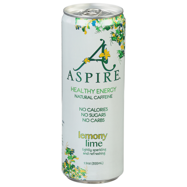Save on Aspire Lemony Lime Energy Drink Order Online Delivery Stop & Shop