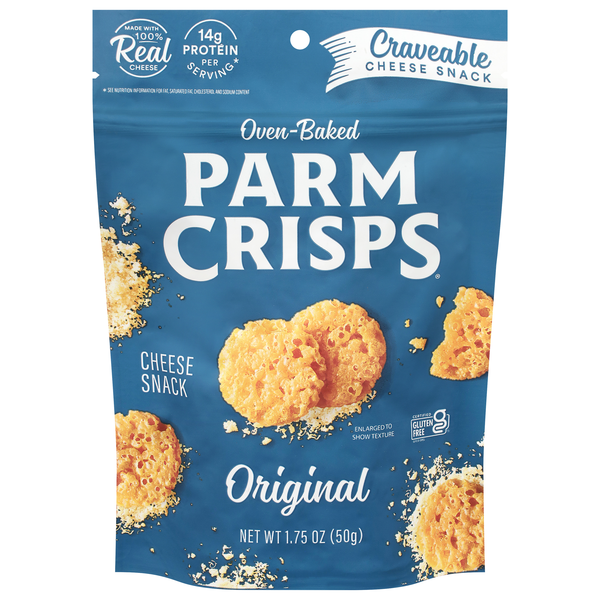 Parm Crisps Gluten Free Original Oven-Baked Cheese Snack