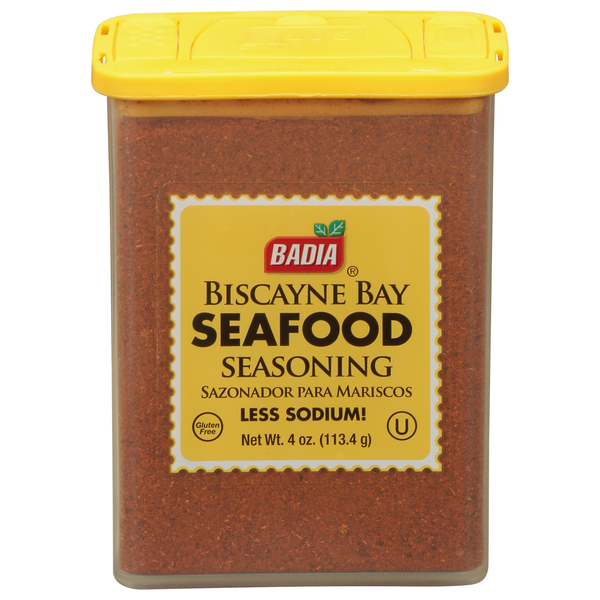 Badia Biscayne Bay Less Sodium Seafood Seasoning