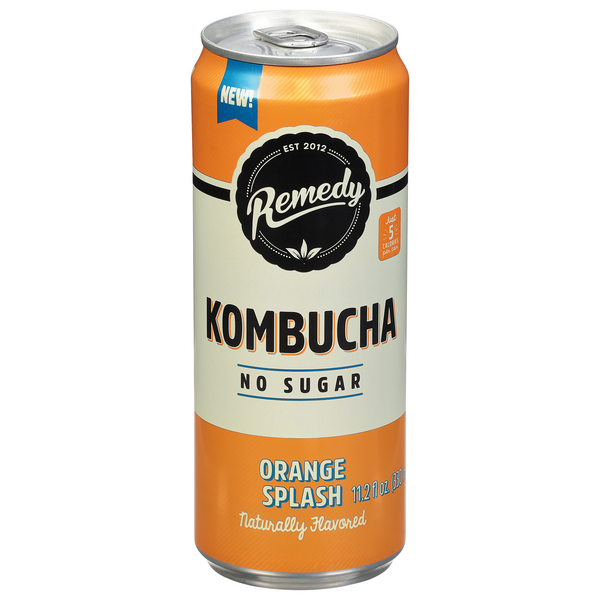 Save on Remedy Orange Splash Kombucha No Sugar Order Online Delivery