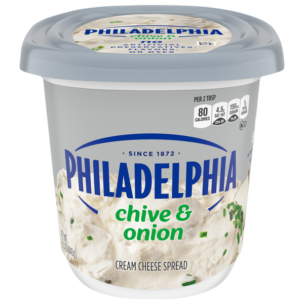 Philadelphia Chive & Onion Cream Cheese Spread