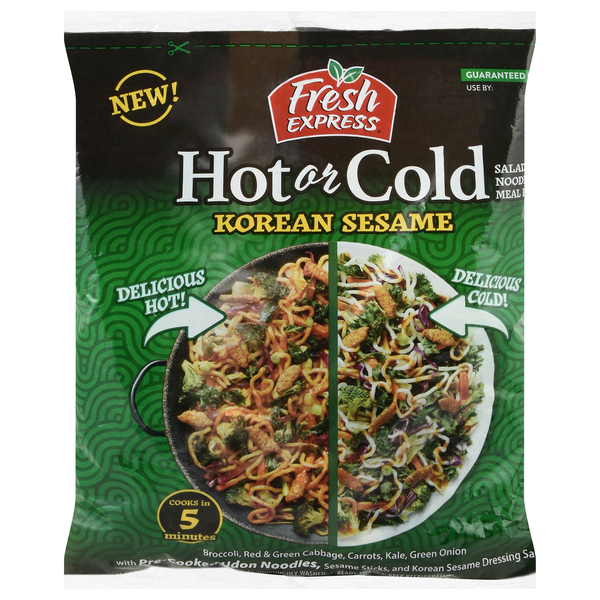 Fresh Express Hot or Cold Korean Sesame Salad & Noodle Meal Kit