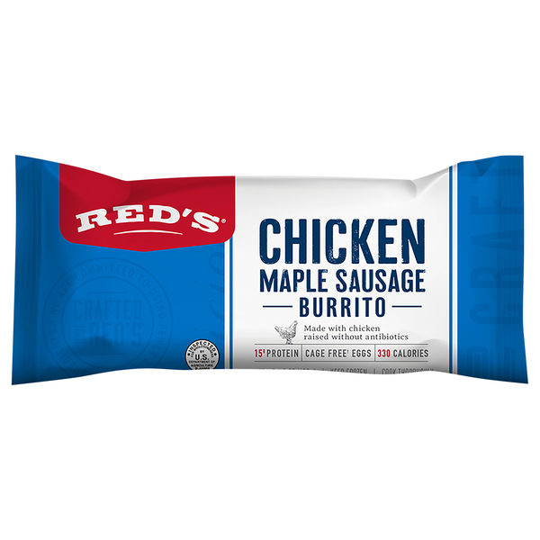 Red's Chicken Maple Sausage Breakfast Burrito Frozen
