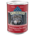 BLUE Wilderness Natural High Protein Chicken & Salmon Grill Wet Dog Food